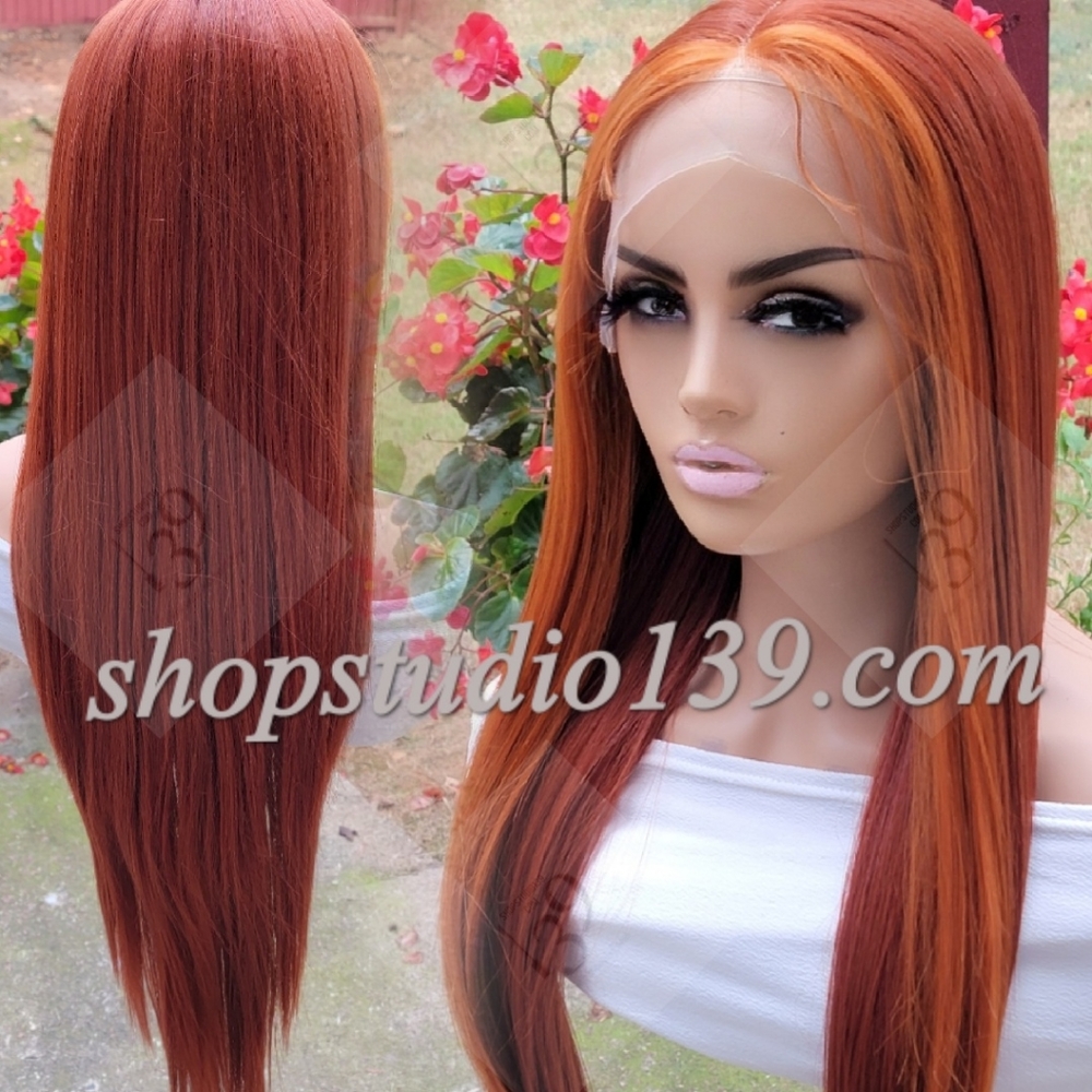 Human hair HD lace front wig with shifting part middle or side
